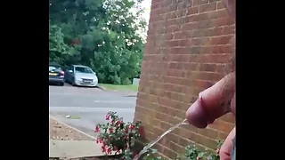 Chubby Gay Guy attracting a risky piss broadly